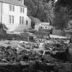 Glasgow, 23 and 25 Snuff Mill Road, Cathcart Mill
View from WNW during reconstruction of mill with cottage in background