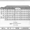 New Lanark, Caithness Row
Copy of elevation of Mill No. 3