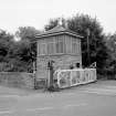Stirling To Alloa To Dunfermline Railway, Comrie, Signal Box And Level-crossing