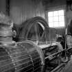 Irvine, Montgomery Street, Sawmill, Interior
View showing steam engine

