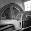 Irvine, Montgomery Street, Sawmill, Interior
View showing part of steam engine
