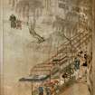 Pittendreich House, interior.
Detail of Chinese print.