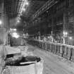 Glengarnock Steel Works, Melting Shop
View of pit side and ingot cars