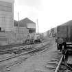 Motherwell, Dalzell Steel Works
View showing Rolls Royce chain drive locomotive with works buildings in background