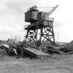 Hallside Steelworks
View showing wharf crane, said to be ex Grangemouth, Ransomes and Rapier 1917