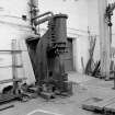 Hallside Steelworks, Interior
View of smithy showing steam hammer