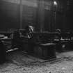 Hallside Steelworks, Interior
View showing bar straightening machine, Crow, Hamilton and Company Limited
