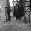 Glasgow, Clydebridge Steel Works
View showing hydraulic accumulator behind plumbers' shop