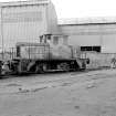 Glasgow, Clydebridge Steel Works
View showing Barclay 040 DH 'on shed'