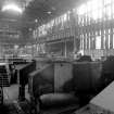 Glasgow, Clydebridge Steel Works, Interior
View from slabbing mill to soaking pits