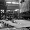 Glasgow, Clydebridge Steel Works, Interior
View showing plate shear