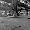 Glasgow, Clydebridge Steel Works, Interior
View of melting shop showing charging machine