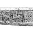 Drawing of Sarcophagus from Govan Old Parish Church, Glasgow