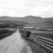 Swanston.
View of village and Pentland hills beyond from approach road.