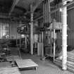 Dundee, Princes Street, Upper Dens Mills, Interior
View of packing shop showing two of three presses