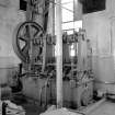 Dundee, Princes Street, Upper Dens Mills, Interior
View of packing shop showing 6 throw hydraulic pump, Urquhart, Lindsay and Company Limited, 218 of 1922