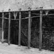 Dundee, Princes Street, Lower Dens Mills, Interior
View of flax store showing compound trussed beam