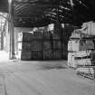 Motherwell, Lanarkshire Steelworks, Interior
View showing firebrick store