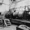 Motherwell, Lanarkshire Steelworks, Interior
View showing roll-turning lathe