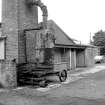 Motherwell, Lanarkshire Steelworks
View showing heating boiler at rear of canteen