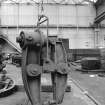 Motherwell, Dalzell Steel Works, Interior
View showing large hydraulic riveting machine