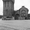 Glasgow, Mavisbank Road, Prince's Dock Hydraulic Power Station
View from N showing accumulator tower and NNE front