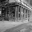 Motherwell, Ravescraig Steelworks, Interior
View showing open-hearth furnace (lining removed)