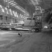 Motherwell, Ravescraig Steelworks, Interior
View of open-hearth shop showing charging machine