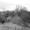 Millhouse, Kames Gunpowder Works
View from SW showing ruinous remains of W building