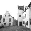 Culross, The Cross, The Study
View from E showing SSE front of The Study and ENE front of House at corner of the Cross and Back Causeway