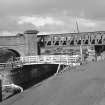 Forth And Clyde Canal, Bowling Harbour, Railway Swing Bridge And Approach Viaducts