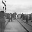Ex-Scotland. Road and Railway Bridge, Benue Bridge, over the Benue River, Makurdi, Nigeria
Opening ceremony
Dated verso: '24 May 1932'.
