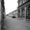 Glasgow, 23-29 Dalmarnock Road, Phoenix Tubeworks
View down alleyway to works buildings, offices in right foreground
