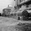 Glasgow, North British Diesel Engine Works; Interior
View of boilerhouse and oil tanks