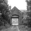 Kilmory Castle, steading: View of service block to Kilmory Castle (steading?) from NW