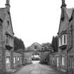 Kilmory Castle: View of S courtyard from W