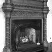 Minard House (Castle), interior.
Detail of fireplace in dining room.