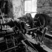 Islay, Redhouses, Woollen Mill; Interior
Detail of spinning jack