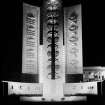 Glasgow, Empire Exhibition, 1938.
Press photograph showing ICI pavilion illuminated at night.