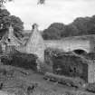 Currie, Old Change House
View of roofless cottage from North West.	