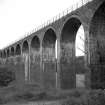Glencorse Viaduct, general view of N side from W
