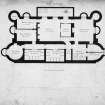 Gallanach House
Photographic copy of drawing showing plan of basement
Signed and Dated 'Edinr. 1814 Wm Burn'