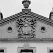Airds House
Principal facade, detail of armorial and finial on pediment