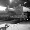 Dalmellington, Waterside Ironworks, Locomotive Repairs Workshops, Interior
View showing locomotives in locomotive shed
