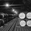 Glenlivet Distillery, Interior
View showing barrels in warehouse