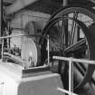 Elgin, Bruceland Road, Glenmoray Distillery, Interior
View showing steam engine (Chrystal of Perth)