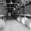 Pitlochry, Perth Road, Blair Atholl Distillery, Interior
View showing racked warehousing.