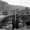Red Smiddy Ironworks
Excavation Photograph; view of gap between stack and lining in blowing arch
