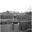 New Lanark, New Buildings
View from NE showing cupola and roof repairs with mill number 3 and mill number 2 in background