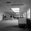 Huntingtowerfield, Bleach and Dye Works, Interior
View looking W in store area above callendar room